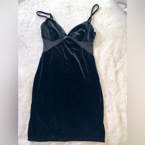 ASOS DESIGNS velvet dress
